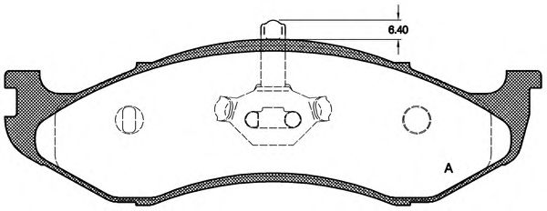 OPEN PARTS BPA0467.20 Тормозные колодки для JEEP CHEROKEE (Джип Чироки) OPEN PARTS BPA0467.20 Тормозные колодки для JEEP CHEROKEE (Джип Чироки)
