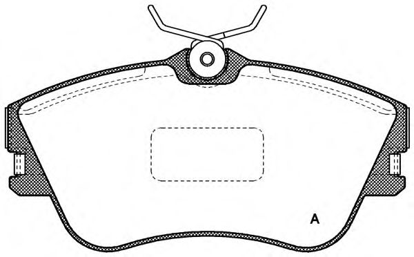 OPEN PARTS BPA0480.00 Тормозные колодки для VOLKSWAGEN (Фольксваген) OPEN PARTS BPA0480.00 Тормозные колодки для VOLKSWAGEN (Фольксваген)