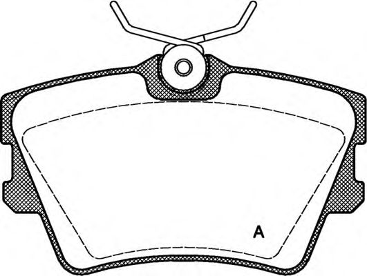 OPEN PARTS BPA0591.00 Тормозные колодки для VOLKSWAGEN (Фольксваген) OPEN PARTS BPA0591.00 Тормозные колодки для VOLKSWAGEN (Фольксваген)
