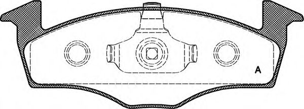 OPEN PARTS BPA0609.10 Тормозные колодки для VOLKSWAGEN (Фольксваген) OPEN PARTS BPA0609.10 Тормозные колодки для VOLKSWAGEN (Фольксваген)
