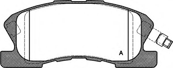 OPEN PARTS BPA0720.02 Тормозные колодки для DAIHATSU SIRION (Дайхатсу Сирион) OPEN PARTS BPA0720.02 Тормозные колодки для DAIHATSU SIRION (Дайхатсу Сирион)