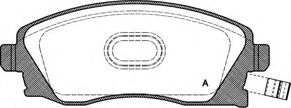OPEN PARTS BPA0774.12 Тормозные колодки для OPEL VITA C (Опель Vита c) OPEN PARTS BPA0774.12 Тормозные колодки для OPEL VITA C (Опель Vита c)