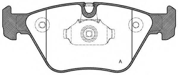 OPEN PARTS BPA0963.00 Тормозные колодки для BMW (Бмв) OPEN PARTS BPA0963.00 Тормозные колодки для BMW (Бмв)