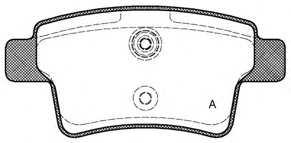 OPEN PARTS BPA1241.00 Тормозные колодки для CITROËN C4 PICASSO I (CитроËн С4 пикассо 1) OPEN PARTS BPA1241.00 Тормозные колодки для CITROËN C4 PICASSO I (CитроËн С4 пикассо 1)