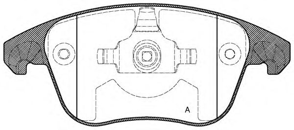 OPEN PARTS BPA1249.00 Тормозные колодки для CITROËN C4 PICASSO I (CитроËн С4 пикассо 1) OPEN PARTS BPA1249.00 Тормозные колодки для CITROËN C4 PICASSO I (CитроËн С4 пикассо 1)