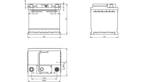 OPEN PARTS BT044L1B.00 Стартерная аккумуляторная батарея для SEAT LEON ST (Сеат Леон ст) OPEN PARTS BT044L1B.00 Стартерная аккумуляторная батарея для SEAT LEON ST (Сеат Леон ст)