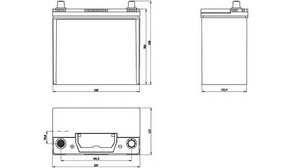 OPEN PARTS BT045A2.01 Стартерная аккумуляторная батарея для HYUNDAI EXCEL (Хендай Эxcэл) OPEN PARTS BT045A2.01 Стартерная аккумуляторная батарея для HYUNDAI EXCEL (Хендай Эxcэл)