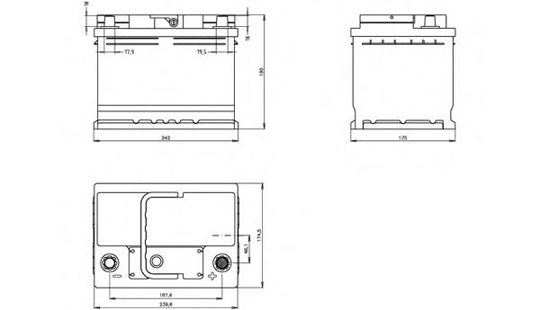 OPEN PARTS BT055L2.00 Стартерная аккумуляторная батарея для MITSUBISHI MIRAGE (Митсубиши/митсубиси Мирагэ) OPEN PARTS BT055L2.00 Стартерная аккумуляторная батарея для MITSUBISHI MIRAGE (Митсубиши/митсубиси Мирагэ)