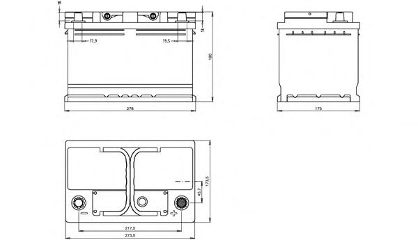 OPEN PARTS BT074L3.00 Стартерная аккумуляторная батарея для CHRYSLER GRAND VOYAGER IV (Крайслер Гранд вояджер 4) OPEN PARTS BT074L3.00 Стартерная аккумуляторная батарея для CHRYSLER GRAND VOYAGER IV (Крайслер Гранд вояджер 4)