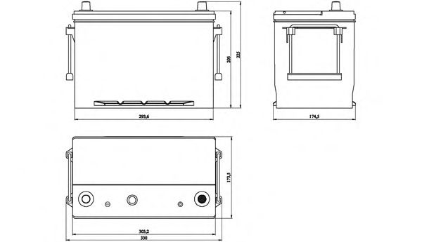 OPEN PARTS BT095A3.00 Стартерная аккумуляторная батарея для NISSAN PATROL GR II (Ниссан Патрол гр 2) OPEN PARTS BT095A3.00 Стартерная аккумуляторная батарея для NISSAN PATROL GR II (Ниссан Патрол гр 2)