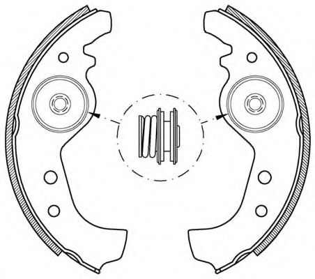 OPEN PARTS BSA2001.00 Тормозные колодоки для FIAT (Фиат) OPEN PARTS BSA2001.00 Тормозные колодоки для FIAT (Фиат)