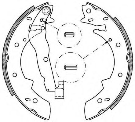OPEN PARTS BSA2006.00 Тормозные колодоки для BMW 3 (Бмв 3) OPEN PARTS BSA2006.00 Тормозные колодоки для BMW 3 (Бмв 3)