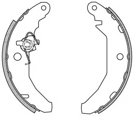 OPEN PARTS BSA2028.00 Тормозные колодоки для FORD (Форд) OPEN PARTS BSA2028.00 Тормозные колодоки для FORD (Форд)