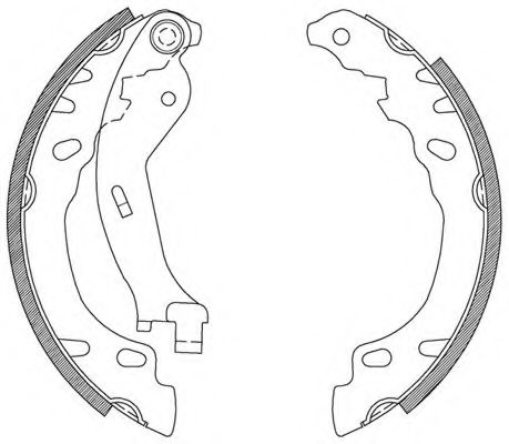 OPEN PARTS BSA2083.00 Тормозные колодоки для FIAT 500 (Фиат 500) OPEN PARTS BSA2083.00 Тормозные колодоки для FIAT 500 (Фиат 500)