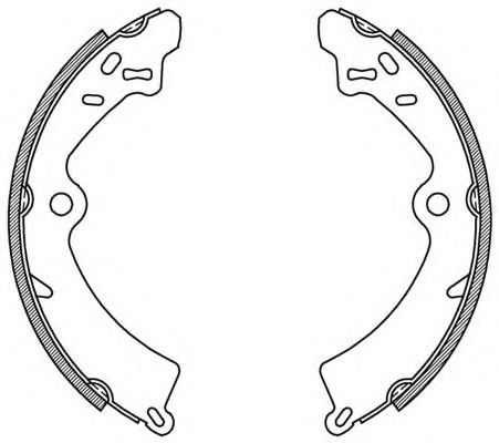OPEN PARTS BSA2140.00 Тормозные колодоки для SUZUKI JIMNY (Сузуки Жимнъ) OPEN PARTS BSA2140.00 Тормозные колодоки для SUZUKI JIMNY (Сузуки Жимнъ)