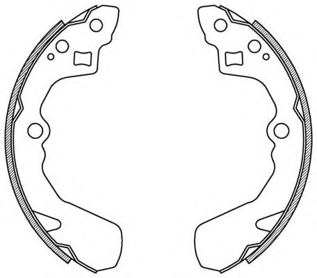 OPEN PARTS BSA2145.00 Тормозные колодоки для TATA INDICA (Тата Индиcа) OPEN PARTS BSA2145.00 Тормозные колодоки для TATA INDICA (Тата Индиcа)