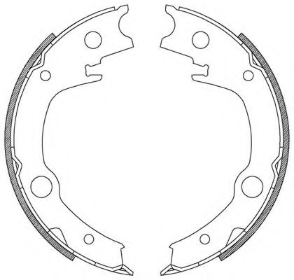 OPEN PARTS BSA2207.00 Тормозные колодоки для TOYOTA PRIUS (Тойота/тоета Приус) OPEN PARTS BSA2207.00 Тормозные колодоки для TOYOTA PRIUS (Тойота/тоета Приус)