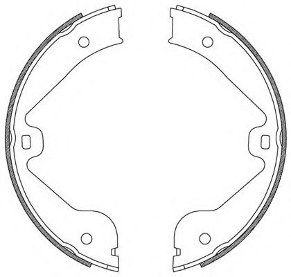 OPEN PARTS BSA2211.00 Тормозные колодоки для MERCEDES-BENZ GL-CLASS (Мэрcэдэс-бэнз Жл класс) OPEN PARTS BSA2211.00 Тормозные колодоки для MERCEDES-BENZ GL-CLASS (Мэрcэдэс-бэнз Жл класс)