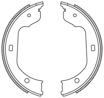 OPEN PARTS BSA2213.00 Тормозные колодоки для BMW 7 (Бмв 7) OPEN PARTS BSA2213.00 Тормозные колодоки для BMW 7 (Бмв 7)