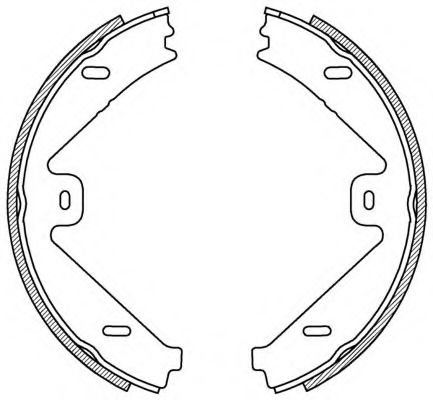 OPEN PARTS BSA2225.00 Тормозные колодоки для MERCEDES-BENZ E-CLASS (Мэрcэдэс-бэнз Е класс) OPEN PARTS BSA2225.00 Тормозные колодоки для MERCEDES-BENZ E-CLASS (Мэрcэдэс-бэнз Е класс)