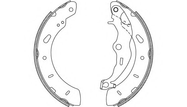 OPEN PARTS BSA2237.00 Тормозные колодоки для FORD (Форд) OPEN PARTS BSA2237.00 Тормозные колодоки для FORD (Форд)