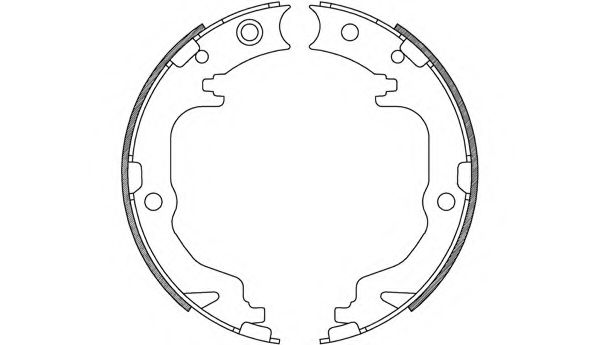 OPEN PARTS BSA2247.00 Тормозные колодоки для MITSUBISHI OUTLANDER II (Митсубиши/митсубиси Аутлендер 2) OPEN PARTS BSA2247.00 Тормозные колодоки для MITSUBISHI OUTLANDER II (Митсубиши/митсубиси Аутлендер 2)