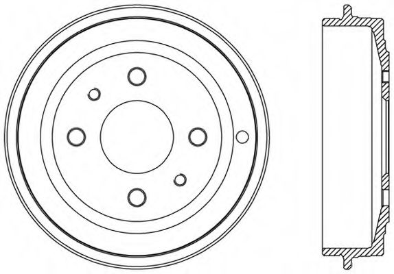 OPEN PARTS BAD9001.10 Тормозной барабан для FIAT 500 C (Фиат 500 c) OPEN PARTS BAD9001.10 Тормозной барабан для FIAT 500 C (Фиат 500 c)