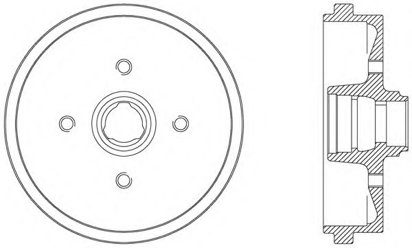 OPEN PARTS BAD9010.40 Тормозной барабан для VOLKSWAGEN POLO (Фольксваген Поло) OPEN PARTS BAD9010.40 Тормозной барабан для VOLKSWAGEN POLO (Фольксваген Поло)
