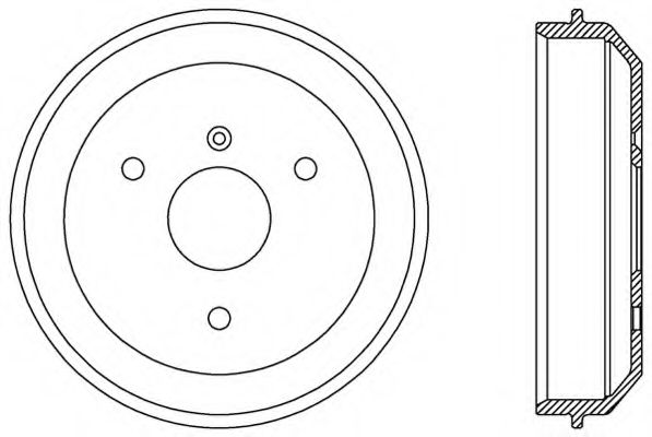 OPEN PARTS BAD9055.10 Тормозной барабан для SMART CROSSBLADE (Смарт Cроссбладэ) OPEN PARTS BAD9055.10 Тормозной барабан для SMART CROSSBLADE (Смарт Cроссбладэ)