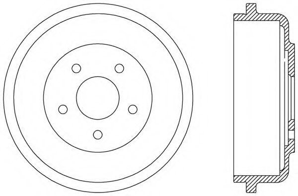 OPEN PARTS BAD9073.10 Тормозной барабан для FORD TRANSIT CONNECT (Форд Трансит cоннэcт) OPEN PARTS BAD9073.10 Тормозной барабан для FORD TRANSIT CONNECT (Форд Трансит cоннэcт)