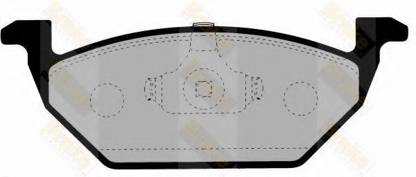 Brake ENGINEERING PA1133 Тормозные колодки для VOLKSWAGEN (Фольксваген) Brake ENGINEERING PA1133 Тормозные колодки для VOLKSWAGEN (Фольксваген)