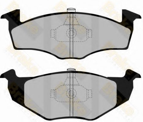 Brake ENGINEERING PA1139 Тормозные колодки для VOLKSWAGEN (Фольксваген) Brake ENGINEERING PA1139 Тормозные колодки для VOLKSWAGEN (Фольксваген)