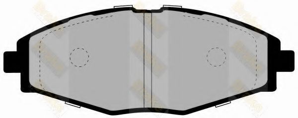 Brake ENGINEERING PA1192 Тормозные колодки для CHERY QQ (Чери Qq)