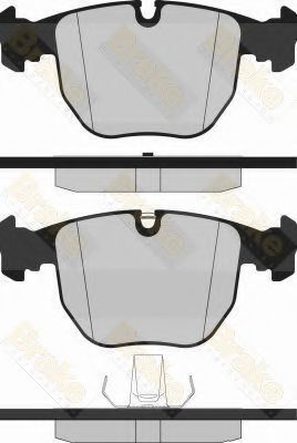 Brake ENGINEERING PA1237 Тормозные колодки для BMW (Бмв) Brake ENGINEERING PA1237 Тормозные колодки для BMW (Бмв)