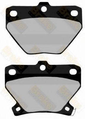 Brake ENGINEERING PA1288 Тормозные колодки для TOYOTA (FAW) COROLLA (Тойота/тоета (фав) Cоролла) Brake ENGINEERING PA1288 Тормозные колодки для TOYOTA (FAW) COROLLA (Тойота/тоета (фав) Cоролла)