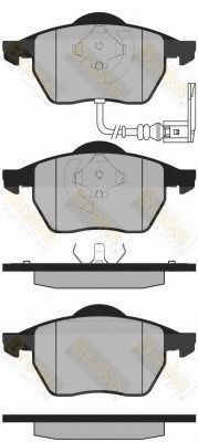 Brake ENGINEERING PA1305 Тормозные колодки для VOLKSWAGEN (Фольксваген) Brake ENGINEERING PA1305 Тормозные колодки для VOLKSWAGEN (Фольксваген)