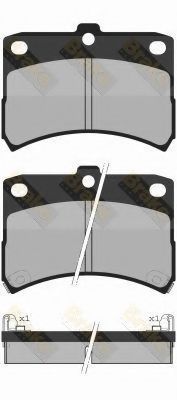 Brake ENGINEERING PA1334 Тормозные колодки для DAIHATSU CUORE VI (Дайхатсу Cуорэ vи) Brake ENGINEERING PA1334 Тормозные колодки для DAIHATSU CUORE VI (Дайхатсу Cуорэ vи)