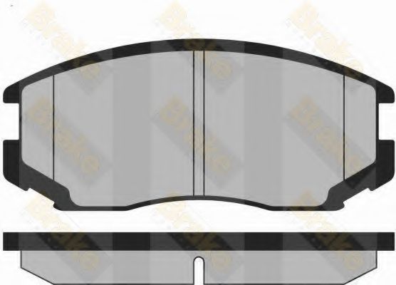 Brake ENGINEERING PA1338 Тормозные колодки для DAIHATSU EXTOL (Дайхатсу Эxтол) Brake ENGINEERING PA1338 Тормозные колодки для DAIHATSU EXTOL (Дайхатсу Эxтол)