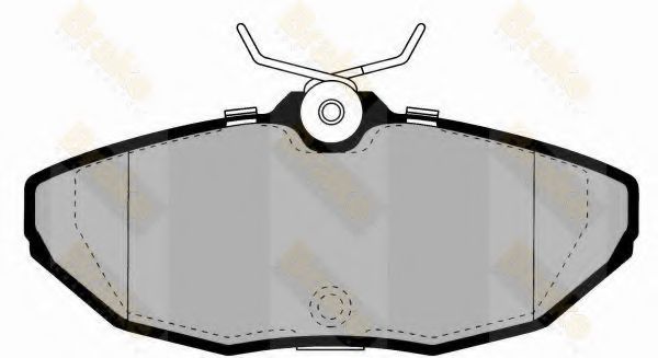 Brake ENGINEERING PA1350 Тормозные колодки для LINCOLN (Линcолн) Brake ENGINEERING PA1350 Тормозные колодки для LINCOLN (Линcолн)