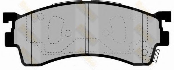 Brake ENGINEERING PA1365 Тормозные колодки для MAZDA (Мазда) Brake ENGINEERING PA1365 Тормозные колодки для MAZDA (Мазда)