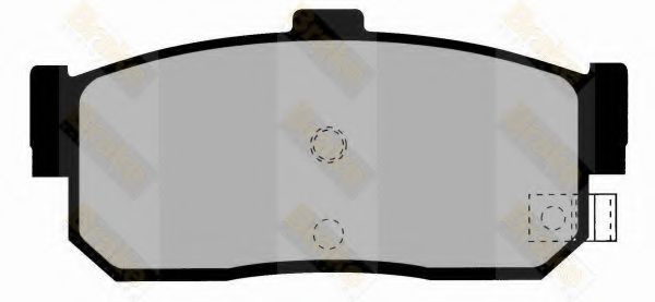 Brake ENGINEERING PA1375 Тормозные колодки для NISSAN TSUBAME (Ниссан Цубамэ) Brake ENGINEERING PA1375 Тормозные колодки для NISSAN TSUBAME (Ниссан Цубамэ)