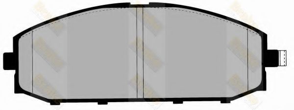 Brake ENGINEERING PA1382 Тормозные колодки для NISSAN (Ниссан) Brake ENGINEERING PA1382 Тормозные колодки для NISSAN (Ниссан)