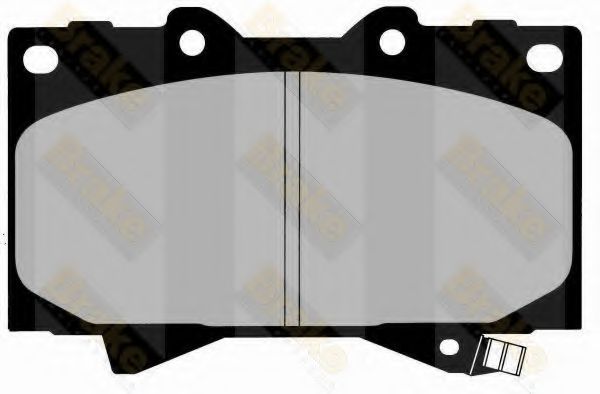 Brake ENGINEERING PA1409 Тормозные колодки для TOYOTA (FAW) LAND CRUISER 100 (Тойота/тоета (фав) Ленд крузер 100) Brake ENGINEERING PA1409 Тормозные колодки для TOYOTA (FAW) LAND CRUISER 100 (Тойота/тоета (фав) Ленд крузер 100)
