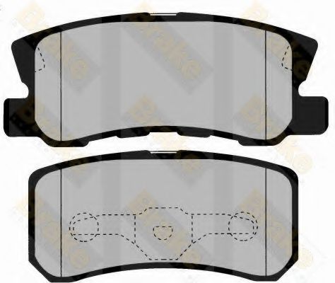 Brake ENGINEERING PA1492 Тормозные колодки для MITSUBISHI (Митсубиши/митсубиси) Brake ENGINEERING PA1492 Тормозные колодки для MITSUBISHI (Митсубиши/митсубиси)