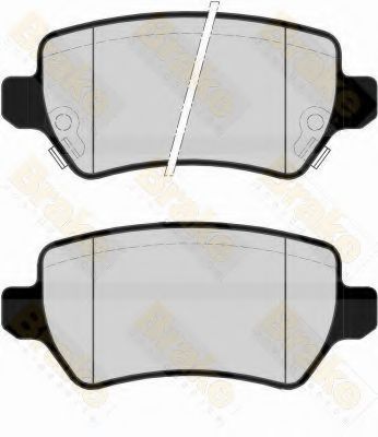 Brake ENGINEERING PA1520 Тормозные колодки для OPEL VITA C (Опель Vита c) Brake ENGINEERING PA1520 Тормозные колодки для OPEL VITA C (Опель Vита c)