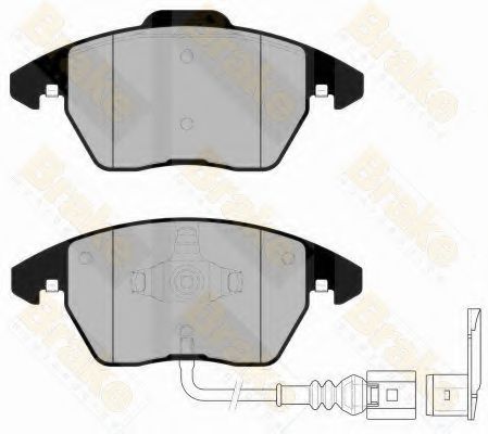 Brake ENGINEERING PA1558 Тормозные колодки для VOLKSWAGEN BORA / JETTA V (1K5), GOLF V Variant (1K5), JETTA V (1K5), VENTO V (1K5) 1.4 TSI Brake ENGINEERING PA1558 Тормозные колодки для VOLKSWAGEN BORA / JETTA V (1K5), GOLF V Variant (1K5), JETTA V (1K5), VENTO V (1K5) 1.4 TSI