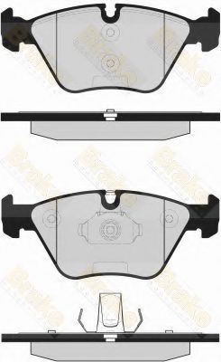 Brake ENGINEERING PA1598 Тормозные колодки для BMW (Бмв) Brake ENGINEERING PA1598 Тормозные колодки для BMW (Бмв)