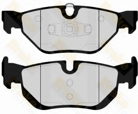 Brake ENGINEERING PA1664 Тормозные колодки для BMW (Бмв) Brake ENGINEERING PA1664 Тормозные колодки для BMW (Бмв)