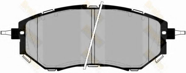 Brake ENGINEERING PA1735 Тормозные колодки для SUBARU LEGACY V (Субару Легаси 5)