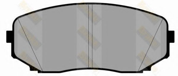 Brake ENGINEERING PA1818 Тормозные колодки для FORD USA EDGE (Форд сша Эдгэ)